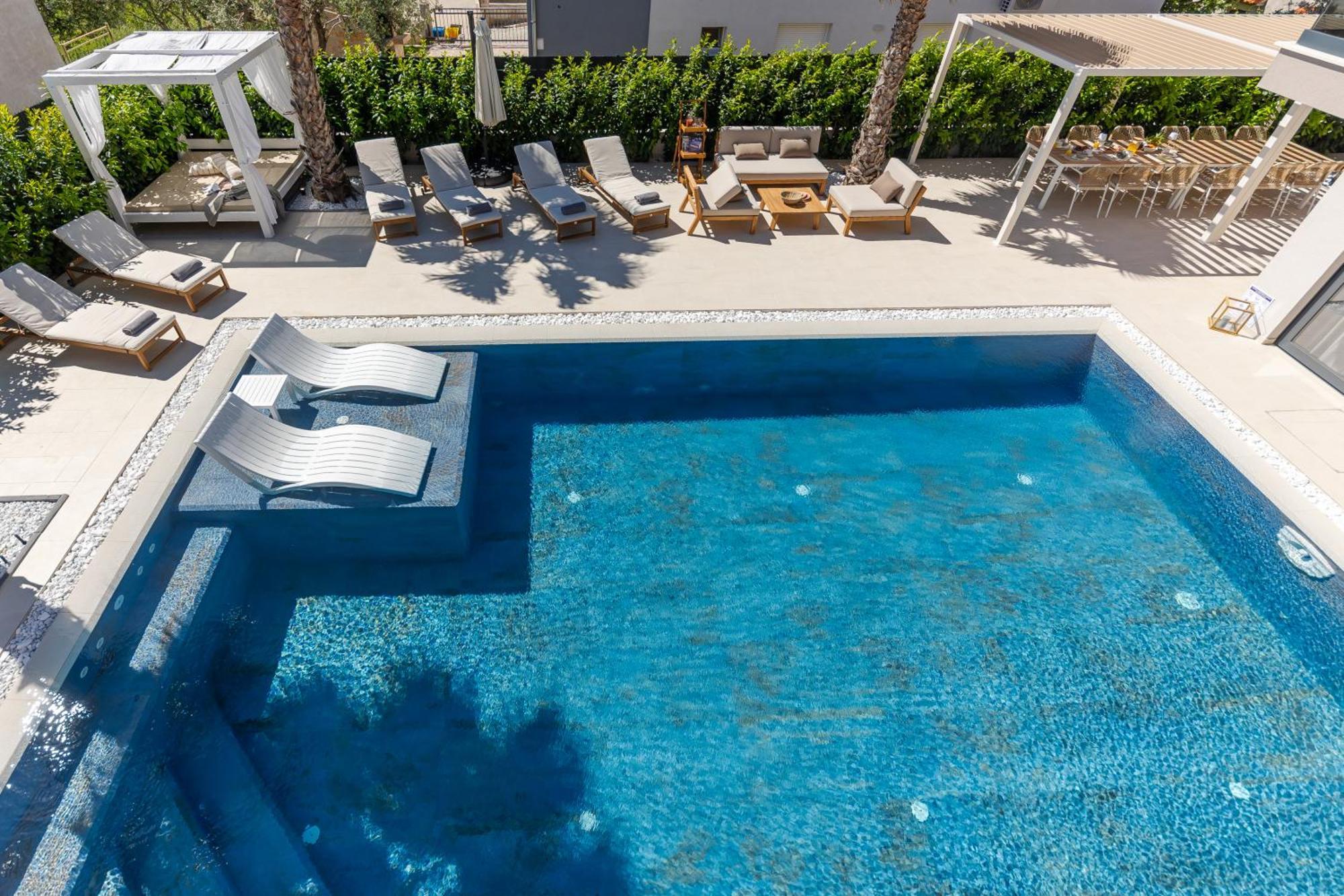 Luxury Villa My Wish With Pool Kaštel Stari Kültér fotó